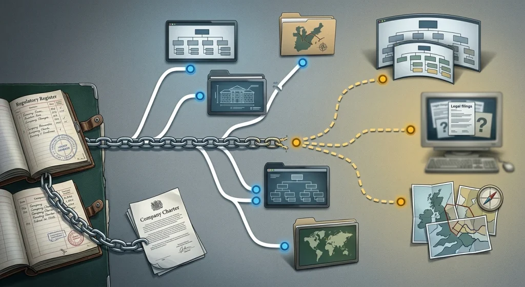 Historical timeline of Ocean Breeze Casino domains and operator records